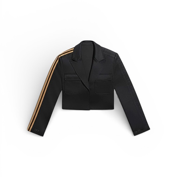 *NWT* Adidas X Ivy Park Cropped Suit Jacket - Black Women’s Size S - Picture 10 of 11